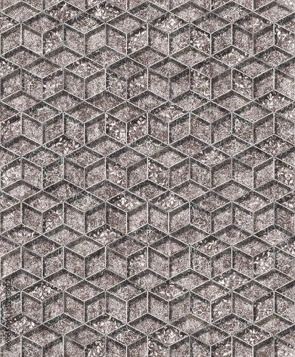 Abstract hexagon background for design. Geometric expression.