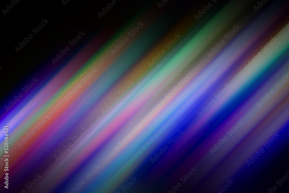 Abstract gradient  motion blur background on black ,Technology background, colorful abstrack background, rainbow