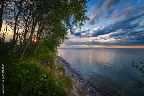 Abenddämmerung am Brodtener Steilufer Ostsee