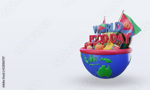 3d World Food Day Eritrea rendering right view