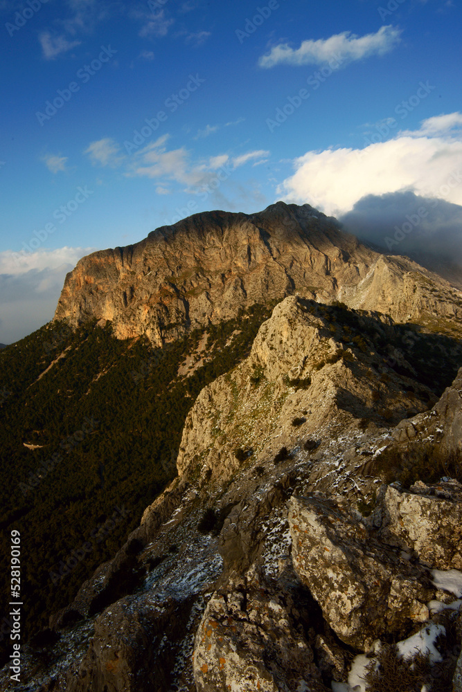 Penyal des Migdia 1356 metros. Soller.Sierra de Tramuntana.Mallorca.Islas Baleares. España.