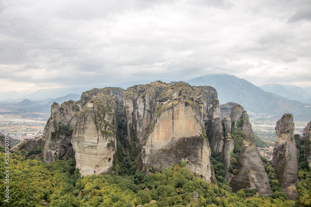 Meteora Monasteries, rocks of Thessaly. Trikala region, Greece Meteora Monasteries, rocks of Thessaly. Trikala region, Greece