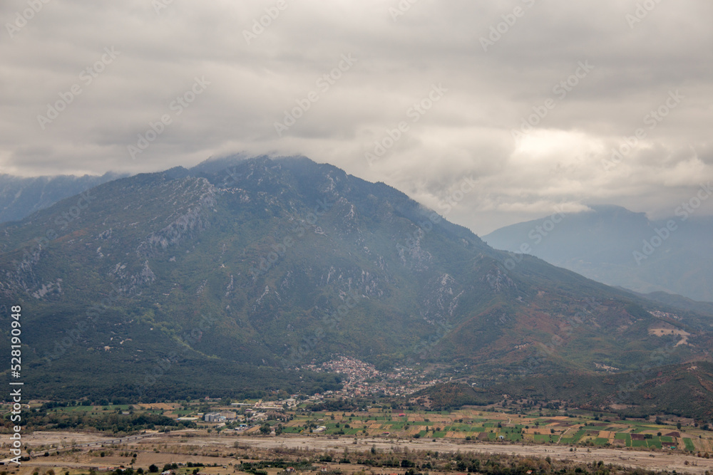 Fototapeta premium Meteora Monasteries, rocks of Thessaly. Trikala region, Greece
