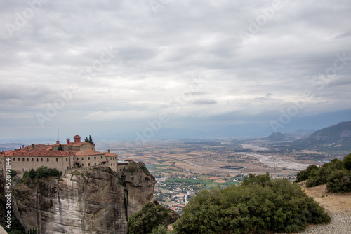 Meteora Monasteries, rocks of Thessaly. Trikala region, Greece