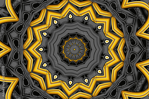 Authentic carpet design illustration