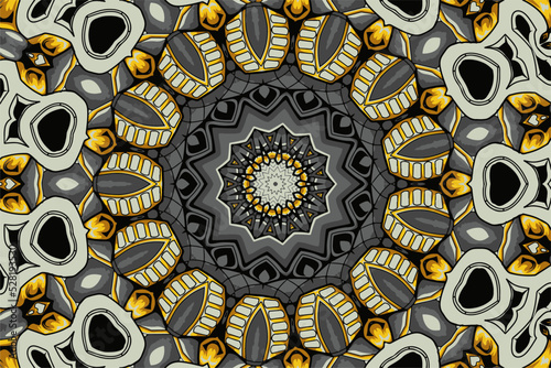 Authentic carpet design illustration