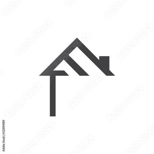 house icon logo vector design template