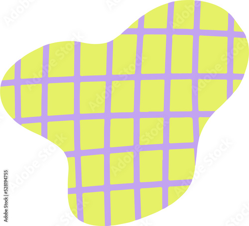 Abstract Organic Illustration Grid