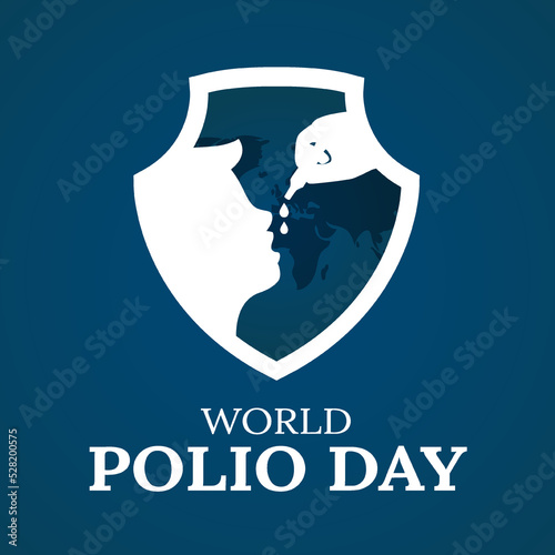 World Polio Day Concept Illustration