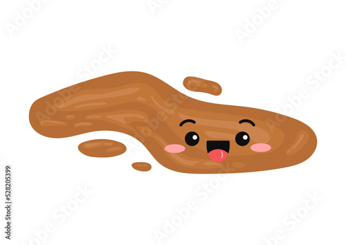 Cute poop excrement for bristol scale chart character watery pieces.