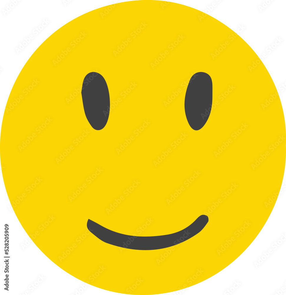 Fototapeta premium Hand Drawn smiley face illustration