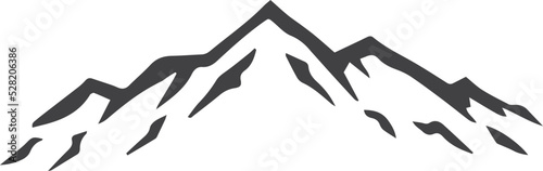 Hand Drawn mountain illustration