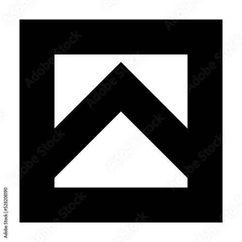 Free Download abstract futuristic trendy geometric in black shape design. creative contemporary for design element decoration. - GFXLoad