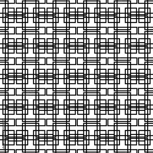 squares geometric pattern abstract background seamless. Folk illustration. Tiles wallpaper. Vector art. Ethnic motif. Tribal backdrop. Geometrical Digital paper, textile print, web design, ornamental