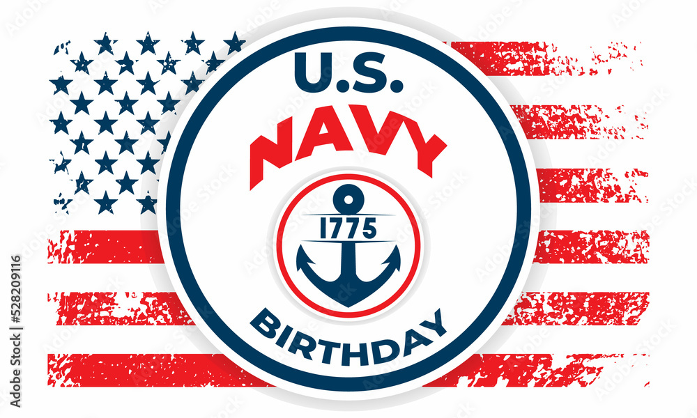 The United States Navy birthday on October 13th, officially recognized