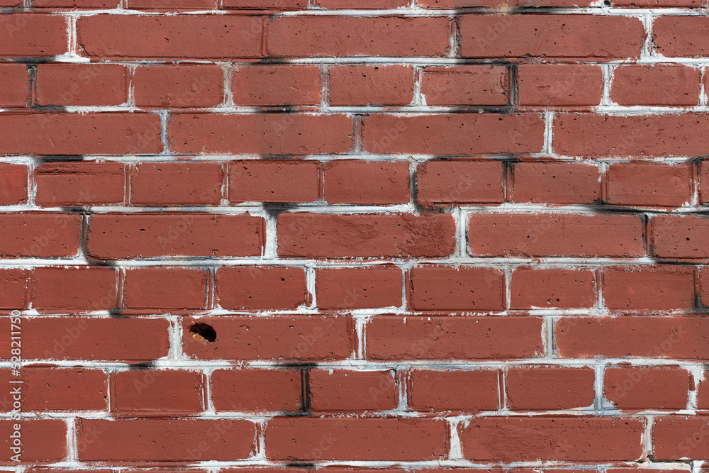 Obraz premium Old painted bricks for use as a background.