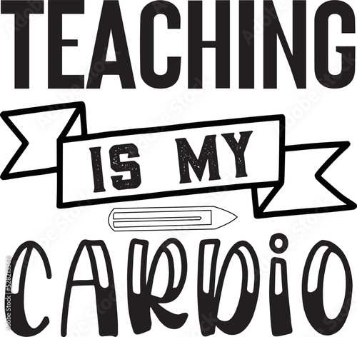 Teacher svg design photo