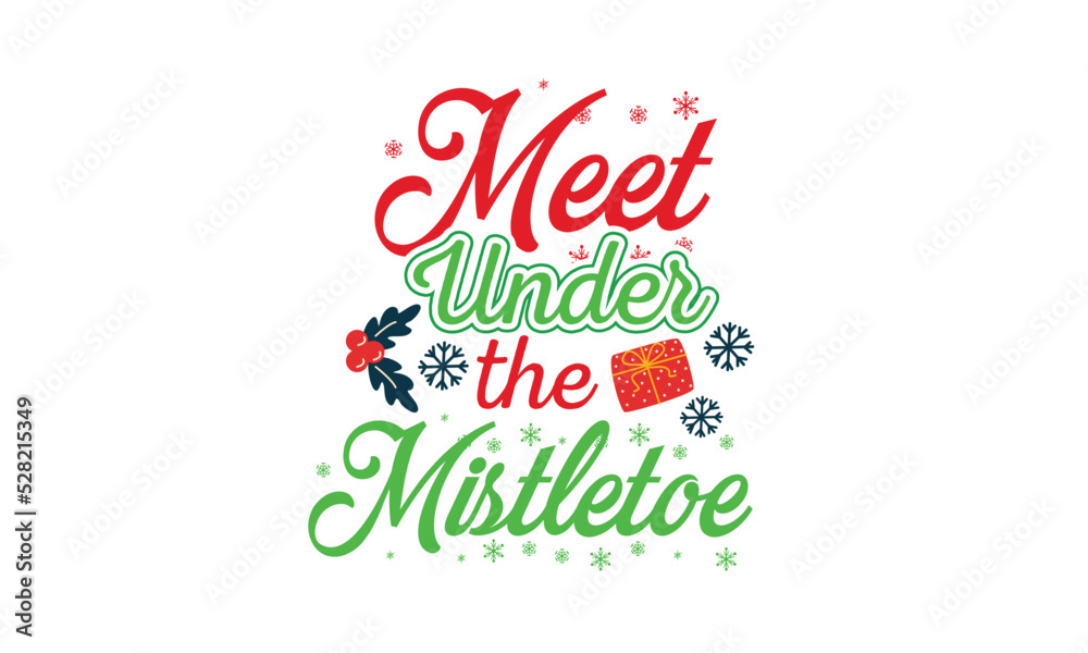 Fototapeta premium Christmas T-shirt Design