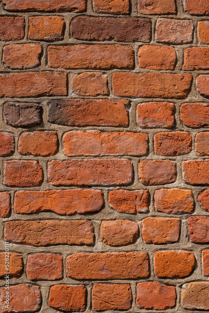 Obraz premium facade texture red background brickwork