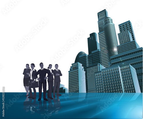 Professional team blue city...