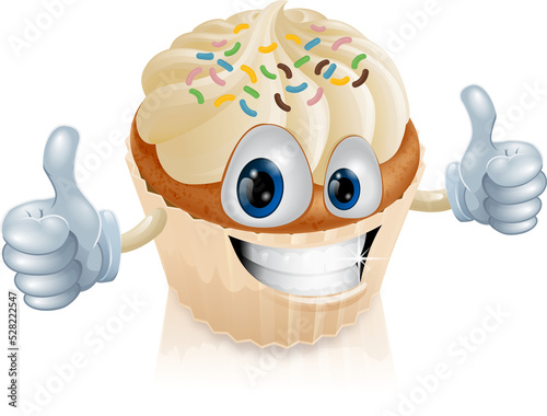 Fairy cake character illust...