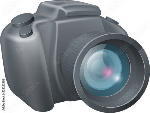 Cartoon camera illustration