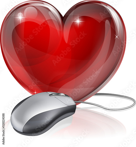 Online dating concept