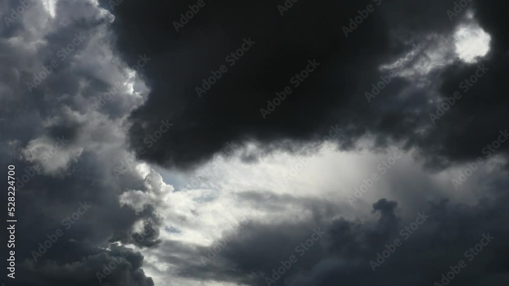 (Time Lapse) Detalle de unas nubes tormentosas (Time Lapse) Detalle de unas nubes tormentosas