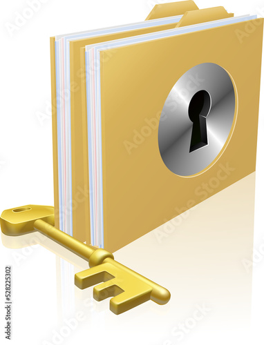 Secure file folder