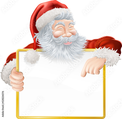 Christmas Santa Claus Sign