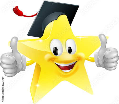 Graduate star mascot