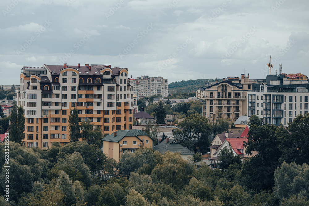 View of the city Truskavets, Ukraine.