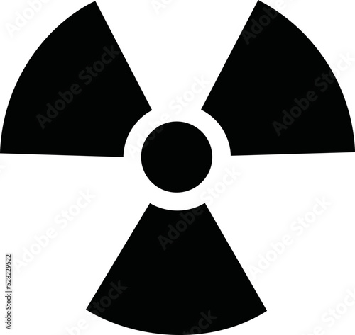 Radiation danger vector illustration