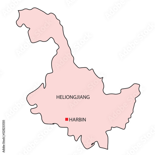CHINA'S POLITICAL MAP, CHINA'S DIFFERENT REGIONS, STATES, AND PROVINCES  STATE OF heliongjiang harbin
