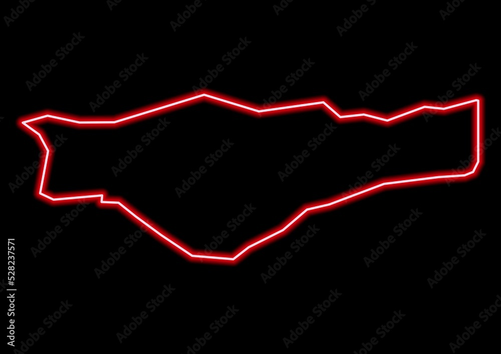 Red glowing neon map of Peterborough United Kingdom on black background. Red glowing neon map of Peterborough United Kingdom on black background.