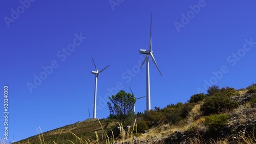 Portugal wind turbines eolic sustainable photo