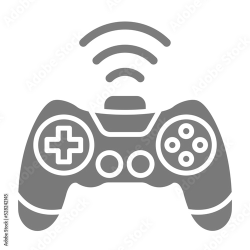 Gamepad Greyscale Glyph Icon
