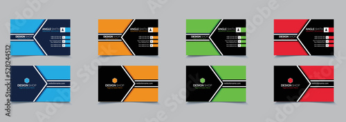 Vector Modern Creative and Clean Business Card Template , Vector set of Luxury business cards.