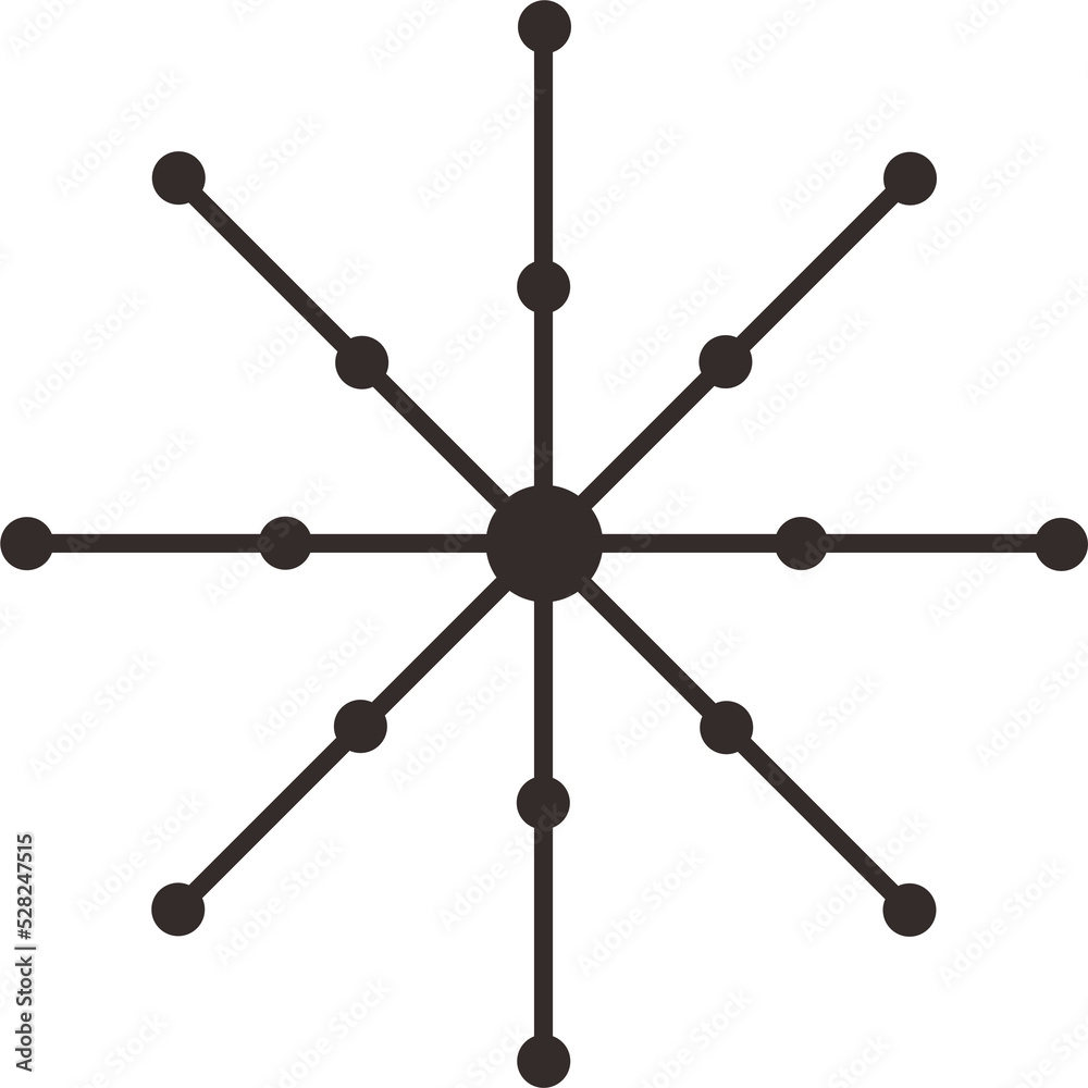 abstract connected lines and circles abstract connected lines and circles
