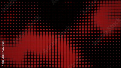 abstract red background with squares