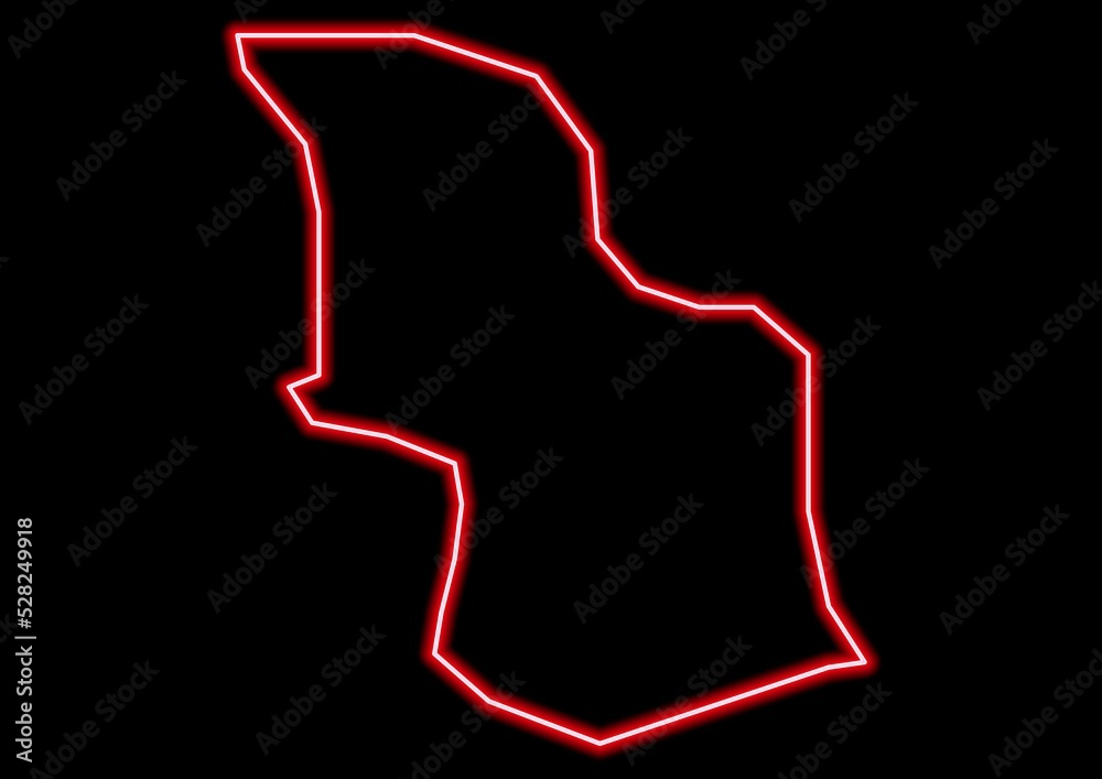 Red glowing neon map of Torfaen United Kingdom on black background. Red glowing neon map of Torfaen United Kingdom on black background.