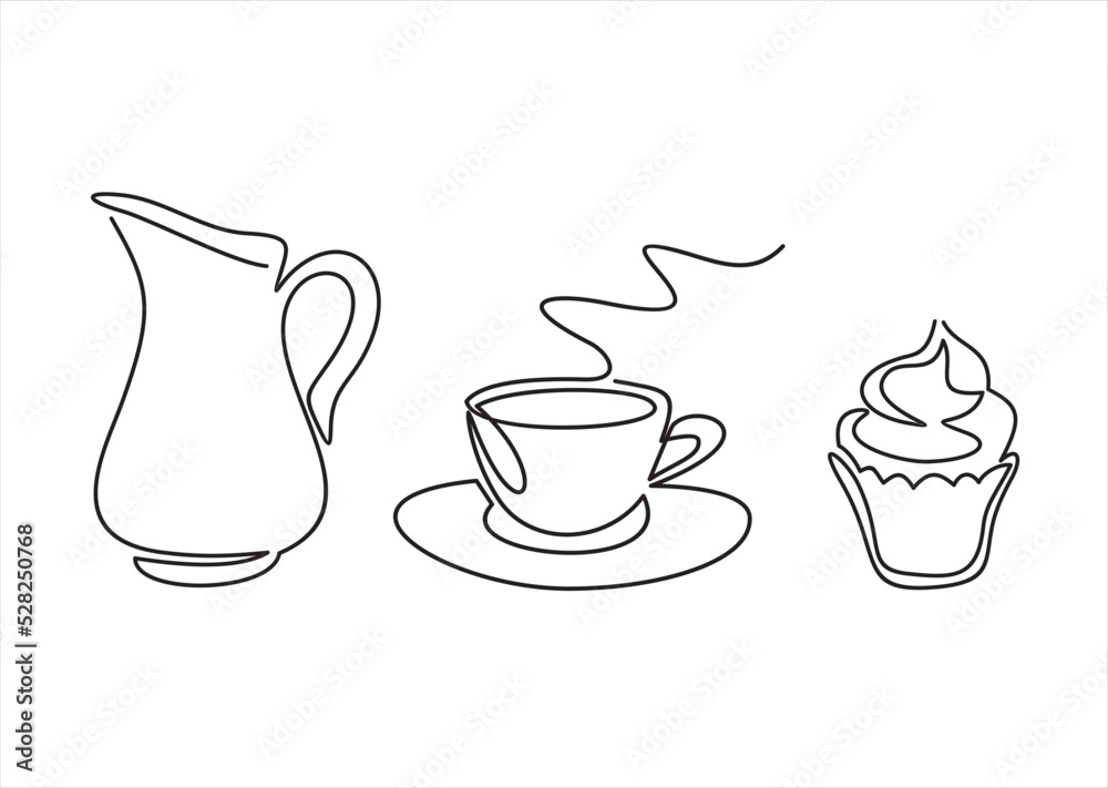 Coffee and Cake Design Template by sgursozlu  GraphicRiver