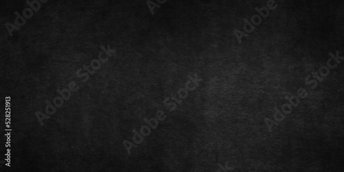 Dark Black stone concrete grunge backdrop texture background anthracite panorama. Panorama dark grey grunge black slate background or texture. 
