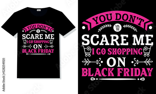 Trendy black Friday t shirt design 