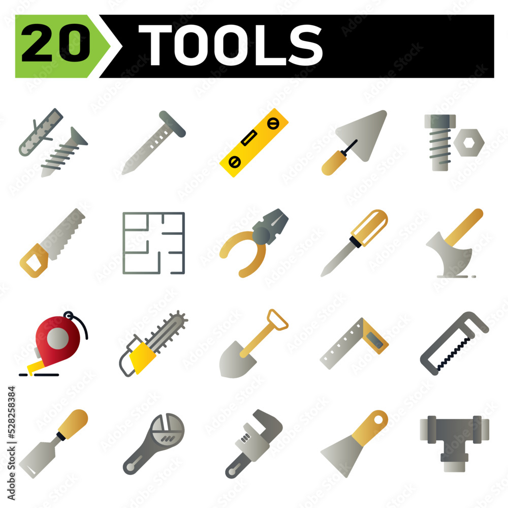 Tools construction icon set include screw, self tapping, bolt, self fastening, construction, nail, tools, carpenter, building, water pass, level, shovel, trowel, cement, equipment, work,bold,tool,saw Tools construction icon set include screw, self tapping, bolt, self fastening, construction, nail, tools, carpenter, building, water pass, level, shovel, trowel, cement, equipment, work,bold,tool,saw