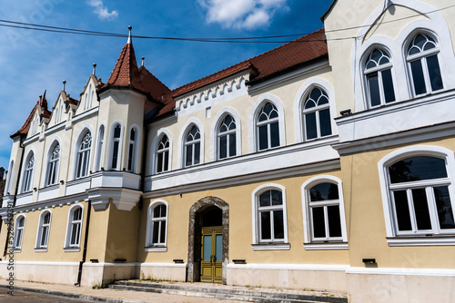 Fototapeta Naklejka Na Ścianę i Meble -  Sebes City Hall building,Alba county, Romania.
