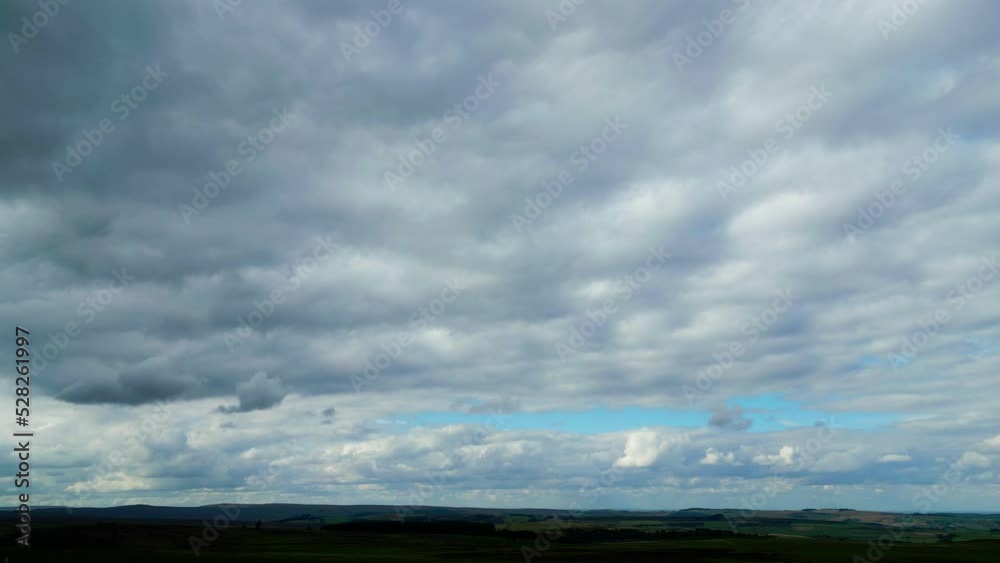 Beautiful sky for sky replacement - drone photography Beautiful sky for sky replacement - drone photography
