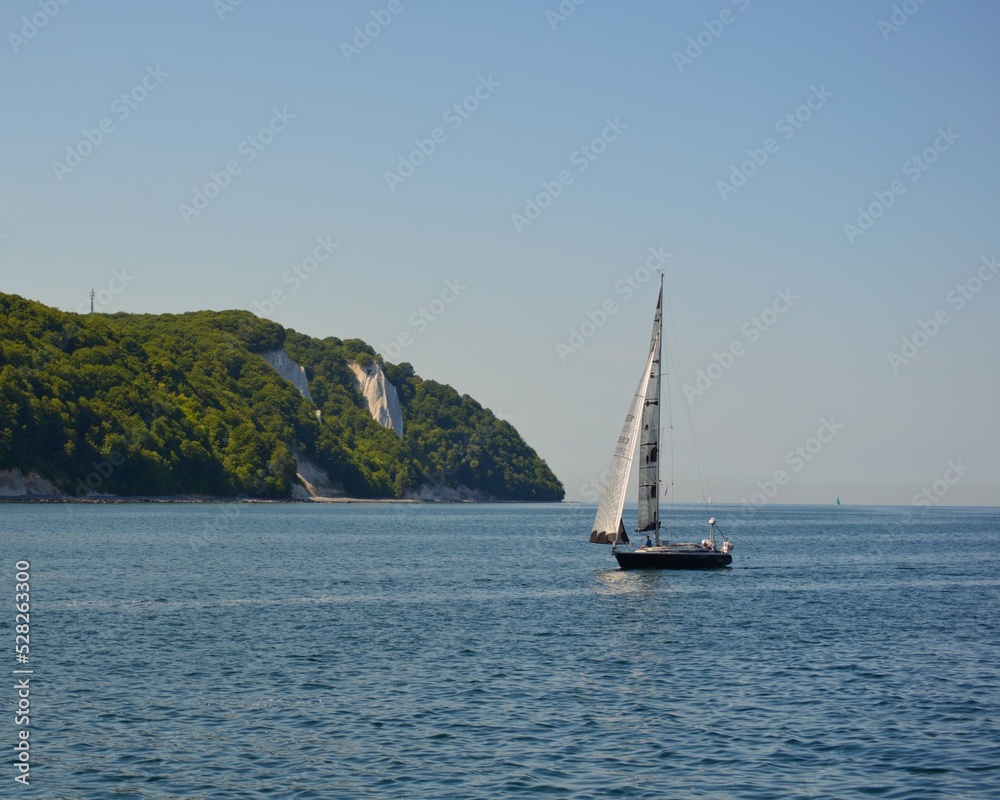 sailing ship yacht in the sea