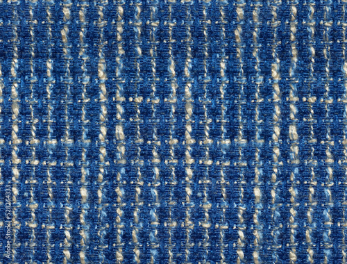 blue tweed real fabric texture seamless pattern      