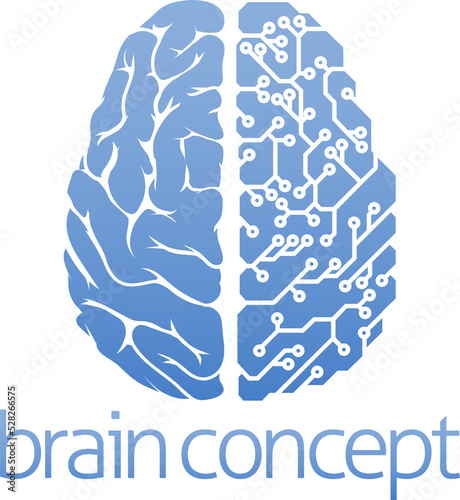 Brain circuit board concept